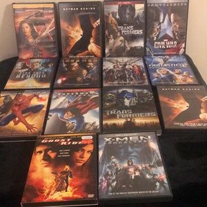 Super Hero/Marvel/Action Movies~DVD Lot~14 Titles